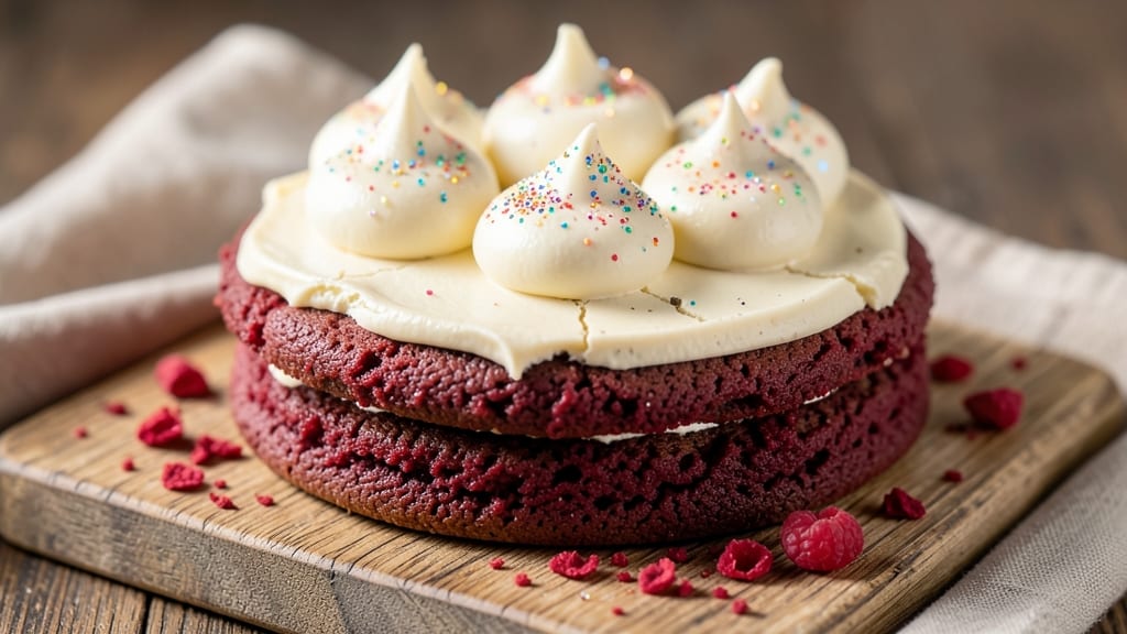 Brooki Bakehouse Red Velvet Cookie Recipe: Foil-Sealed Crunch With Cream Cheese Swirls