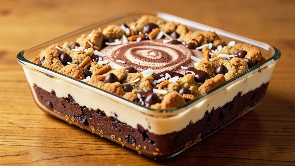 Chocolate Chip Cookie Brownie Cheesecake Recipe: Triple-Layered Indulgence in One Bite
