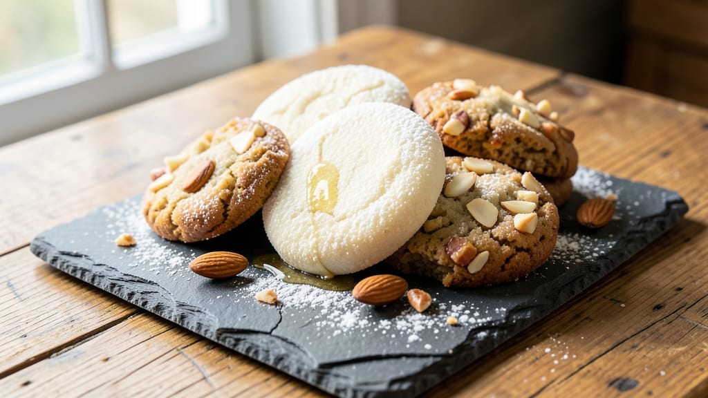 Almond Kisses Cookie Recipe: Buttery Vanilla Swirls With Nutty Crunch