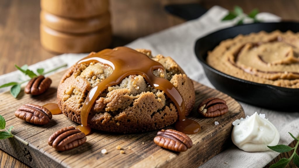 Caramel Crumbl Cookie Recipe: Crunchy Vanilla Almond Clusters in Every Bite