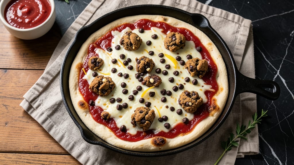 Chocolate Chip Cookie Dough Pizza Recipe: Foil-Sealed Crunch Meets Gooey Dough Rivers