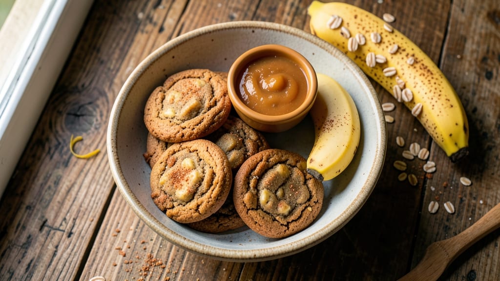 Banana Applesauce Oatmeal Cookie Recipe: Spiced Warmth With No Added Sugar