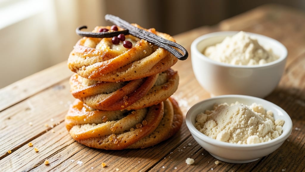 Twisted Sugar Gluten Free Cookie Recipe: Vanilla Bean Swirls and Crunchy Edges