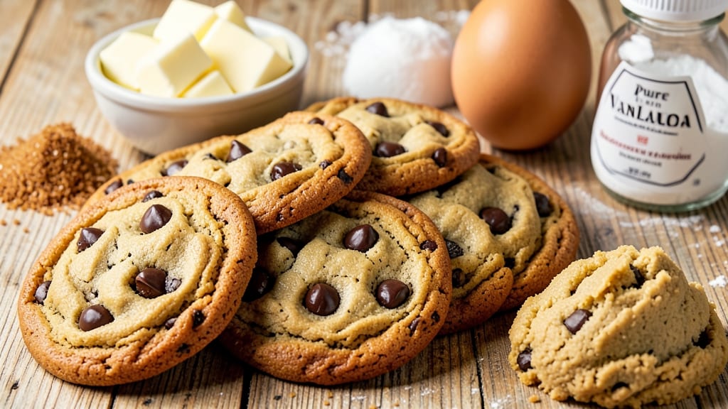 Basic Chewy Chocolate Chip Cookie Recipe: Foolproof Foil-Sealed Rise for Cakey Vanilla Cores