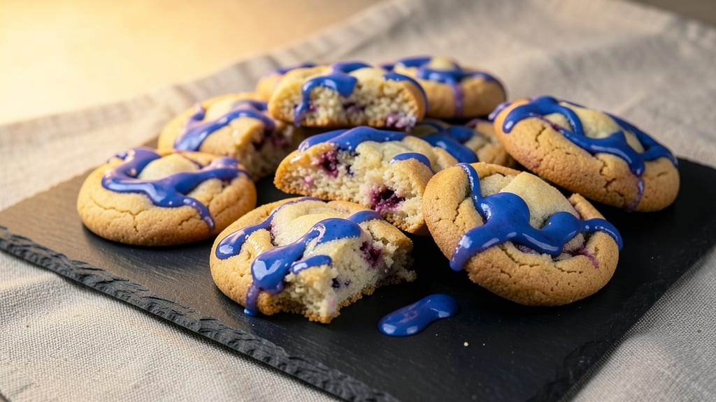 Blue Raspberry Cookie Recipe: Bold Blue Swirls and Crunchy Edges