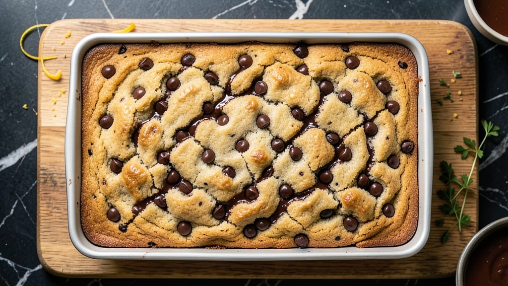 Chocolate Chip Cookie Bars Recipe 13x9: No-Bake Crunch With Melty Chunks