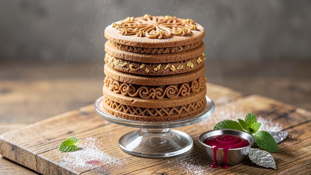 3d Cookie Recipe: Stacked Layers of Crunch and Creamy Vanilla Magic