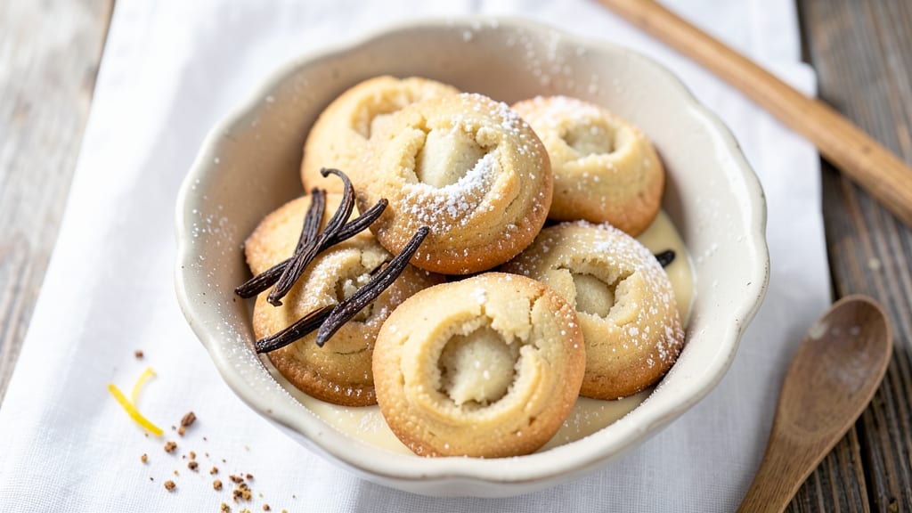 Angel Pillows Cookie Recipe: Foil-Sealed Crunch With Vanilla Bean Streaks