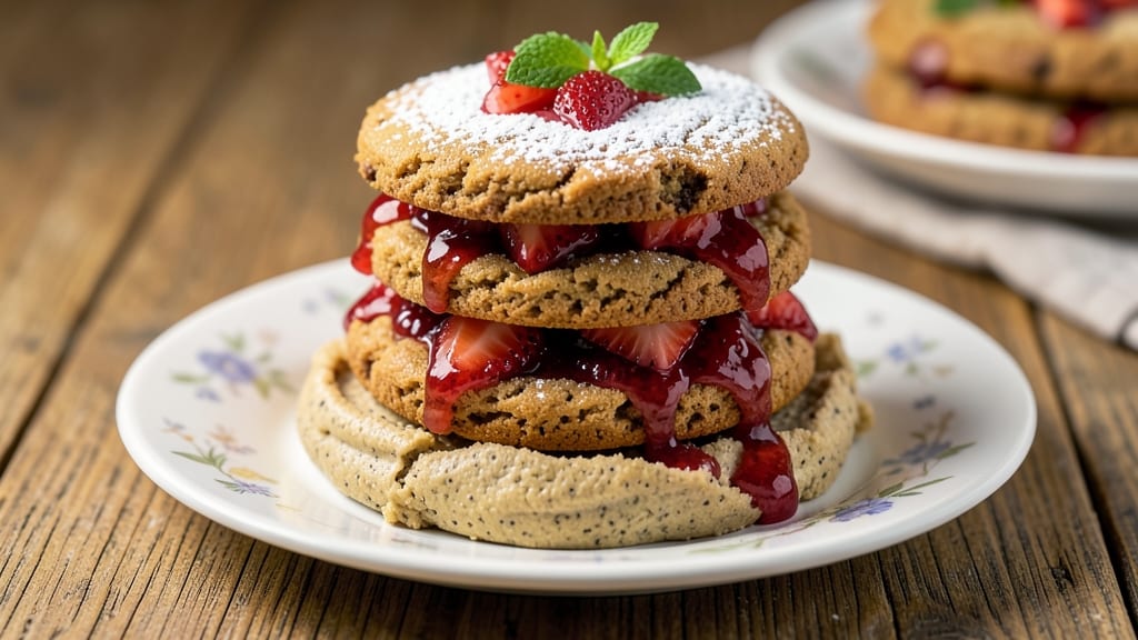 Vegan Strawberry Cookie Recipe: Bursting With Fresh Fruit and Nutty Crunch