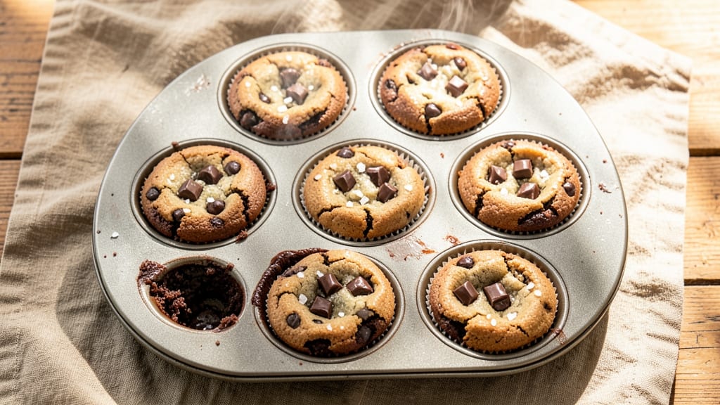 Brownie-Chocolate Chip Cookie Muffin Pan Recipe: Dual Texture Magic in One Bite