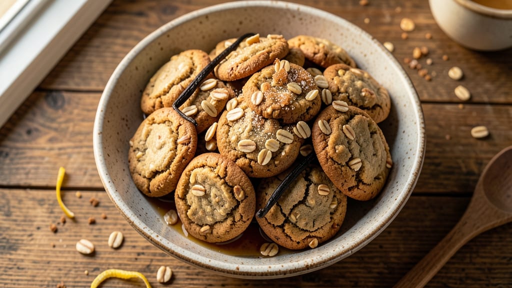 Award Winning Oatmeal Cookie Recipe: Buttery Vanilla Swirls and Toasted Nutty Crunch