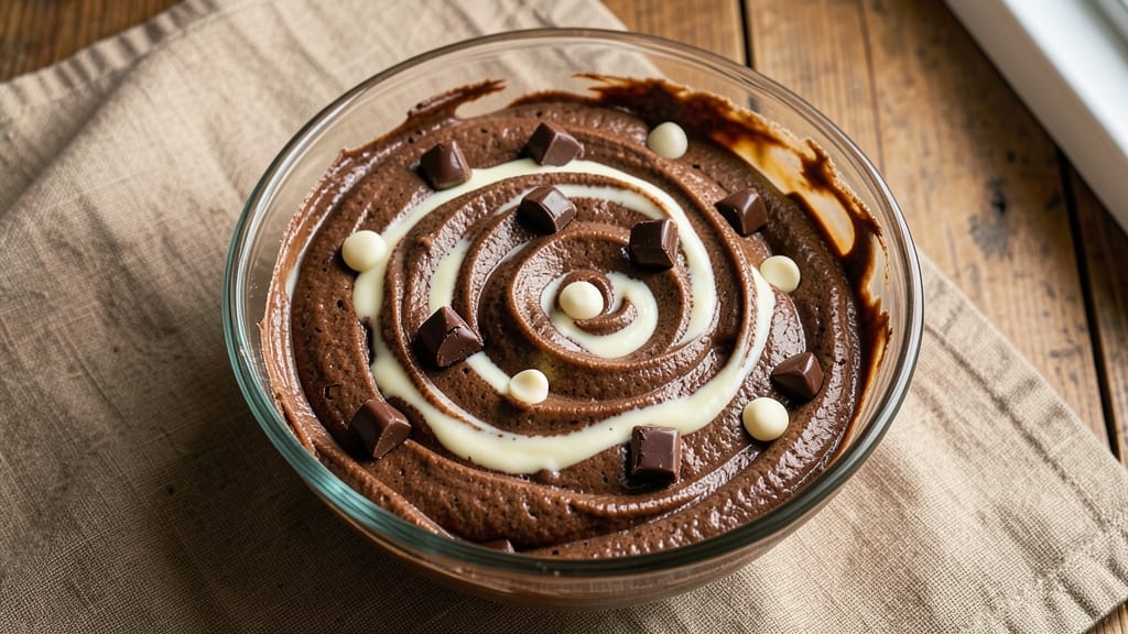 Black and White Cookie Recipe Cake Mix: Creamy Vanilla Swirls and Chocolate Chunks in One Bowl