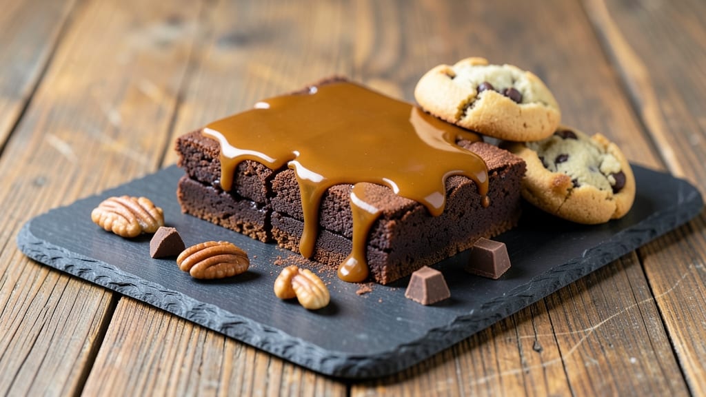 Caramel Brownie Cookie Recipe: Fudgy Cores and Crunchy Caramel Bites