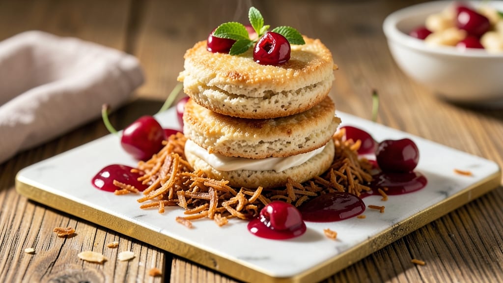 Cherry Macaroon Cookie Recipe: Vanilla-Infused Crunch With Chewy Centers