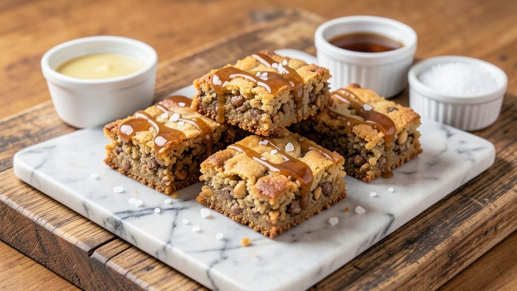 Chickpea Cookie Bars Recipe: Nutty Crunch Meets Fudgy Sweetness