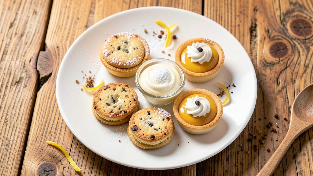 Boston Cream Cookie Bites Recipe: Vanilla Bean Swirls and Crunchy Edges