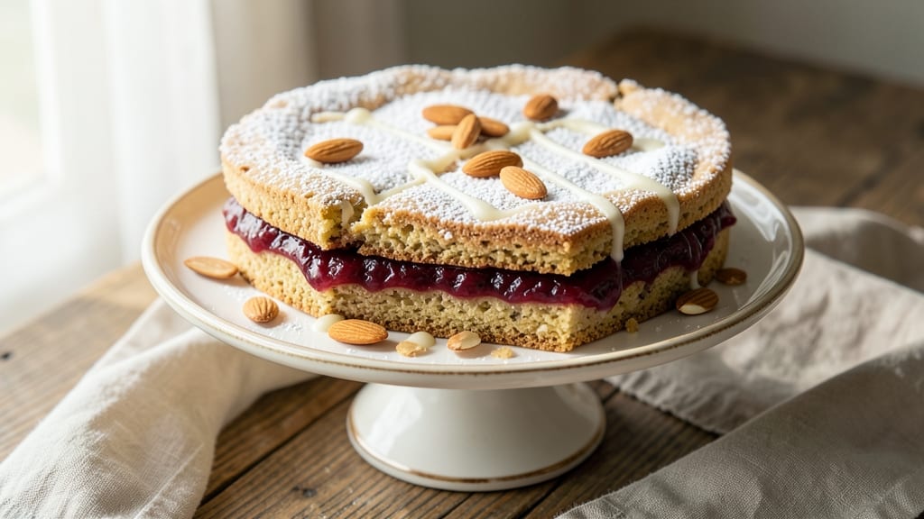 Almond Linzer Cookie Recipe: Vanilla-Almond Layers With Jam-Filled Hearts