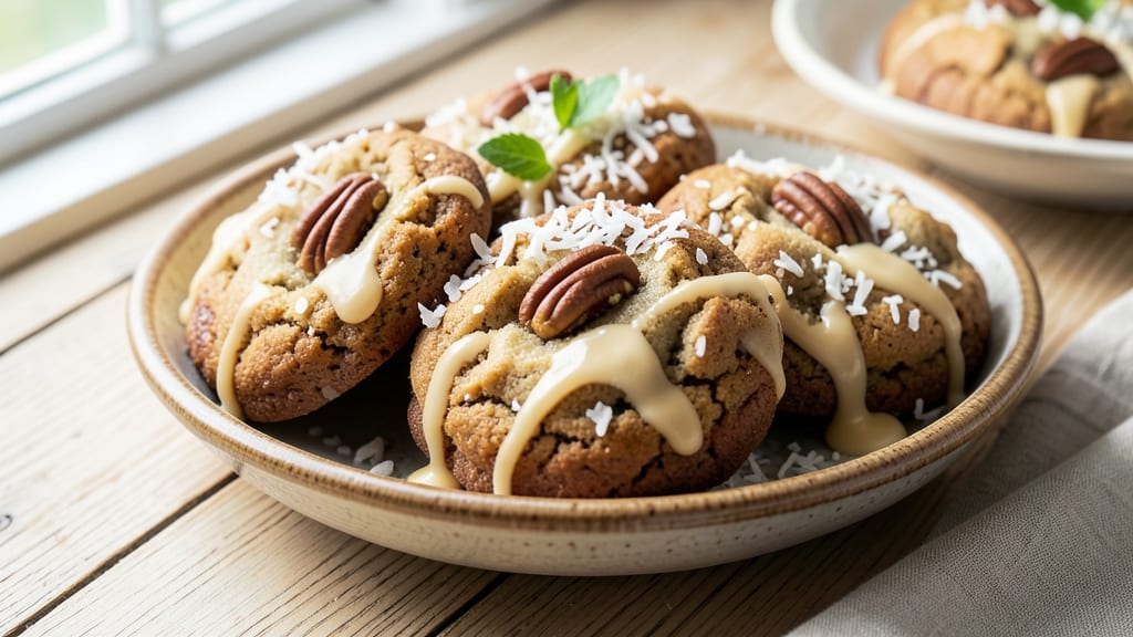 Chewy Coconut Pecan Cookie Recipe: Buttery Swirls and Toasted Nutty Crunch