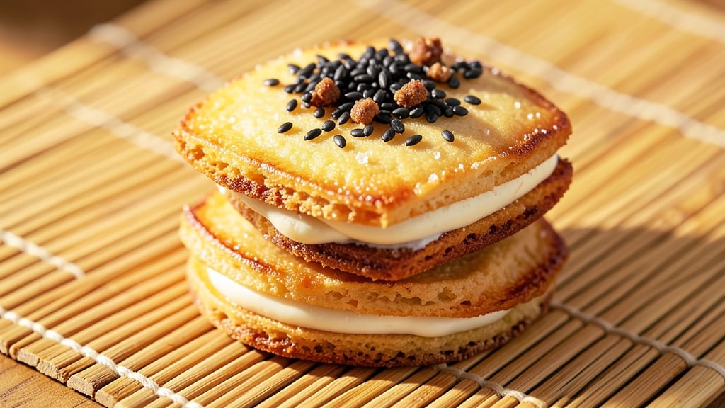 Chinese Sesame Cookie Recipe: Nutty Crunch and Vanilla Swirl Harmony
