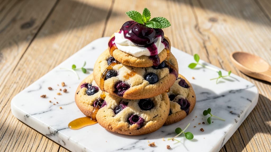 Blueberry Cream Cookie Recipe: Bursting Berries and Vanilla Swirls in One Bite