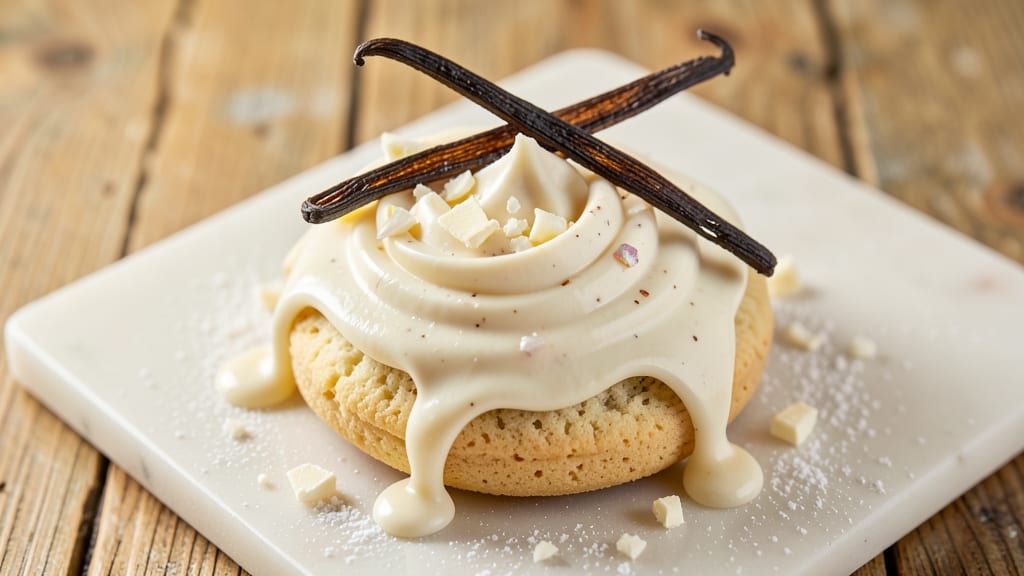 White Chocolate Cookie Icing Recipe: Foil-Sealed Crunch With Vanilla Bean Swirls