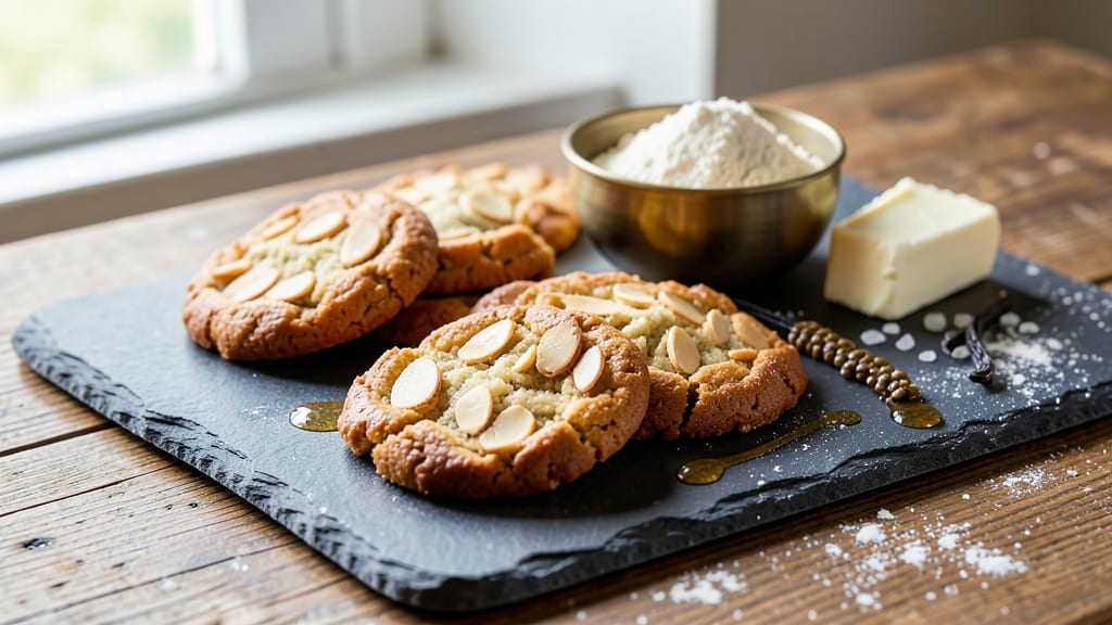 Almond Tuile Cookie Recipe: Crispy Edges and Nutty Vanilla Swirls
