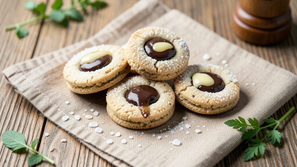 Chinese Cookie with Chocolate Center Recipe: Foil-Sealed Crunch With Molten Hearts