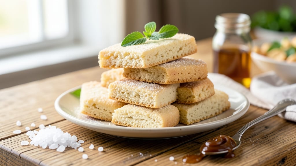 Sweet Shortbread Cookie Recipe: Buttery Vanilla Swirls and Sandpaper Crunch