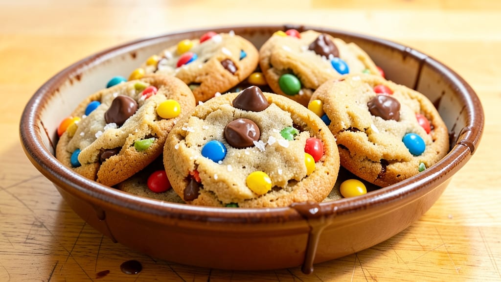 Best M&m Cookie Recipe in the World: Crunchy Shells with Melty Chocolate Rivers