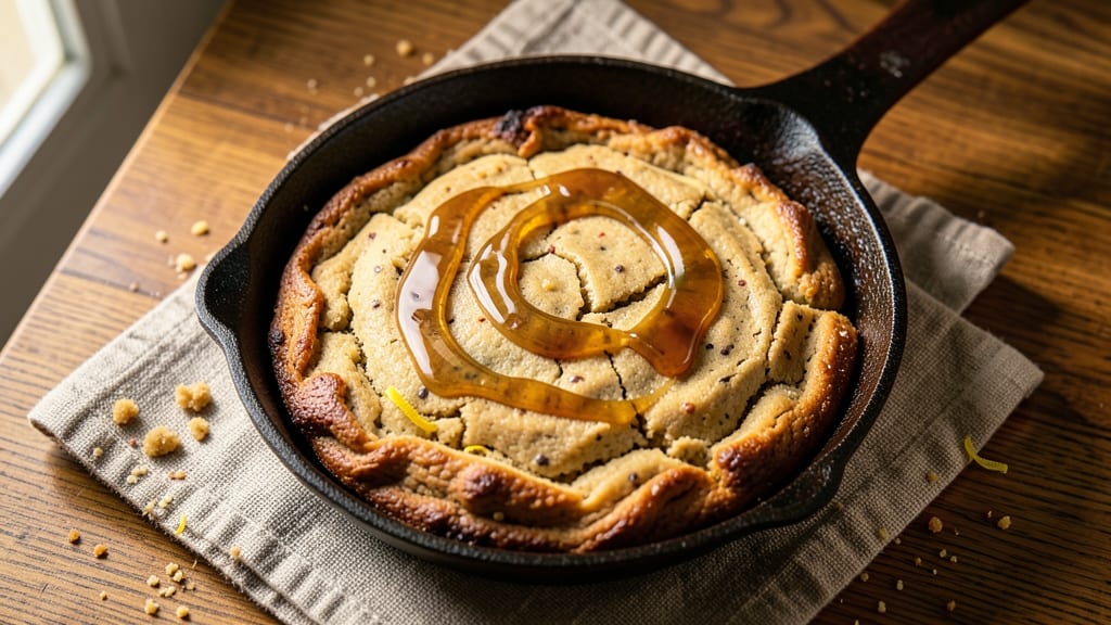 8 Inch Cast Iron Skillet Cookie Recipe: Sandpaper Crunch With Foil-Sealed Vanilla Infusion