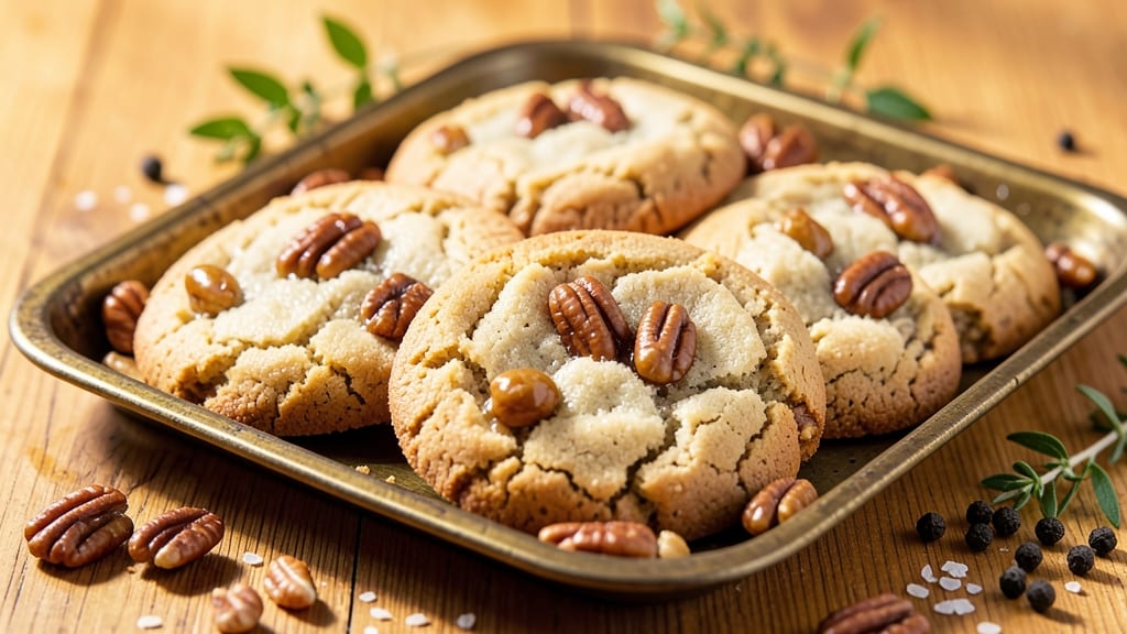 Best Pecan Cookie Recipe Ever: Sandpaper Crunch Meets Buttery Vanilla Rivers
