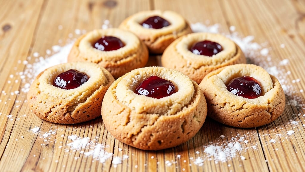 Basic Thumbprint Cookie Recipe: Buttery Vanilla Swirls and Chocolate-Filled Hearts