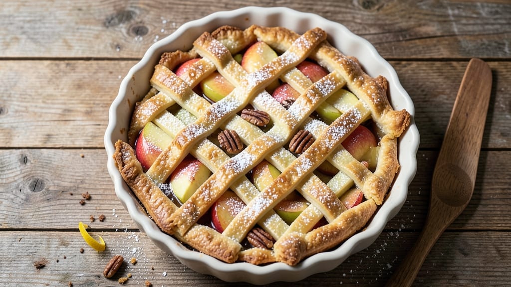 Apple Pie Recipe Cookie And Kate: Homestyle Lattice Crust With Spiced Filling