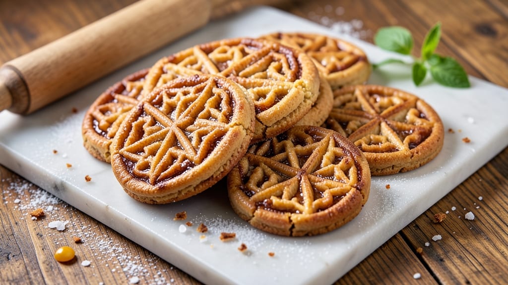 Best Cookie Recipe to Use With Embossed Rolling Pin: Holiday-Themed Crunch and Vanilla Swirls